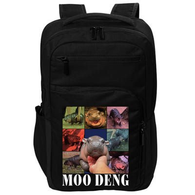 Moodeng Baby Pygmy Hippo Cute Zoo For Family Impact Tech Backpack