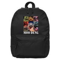 Moodeng Baby Pygmy Hippo Cute Zoo For Family 16 in Basic Backpack