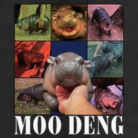 Moodeng Baby Pygmy Hippo Cute Zoo For Family 25L Jumbo Tote