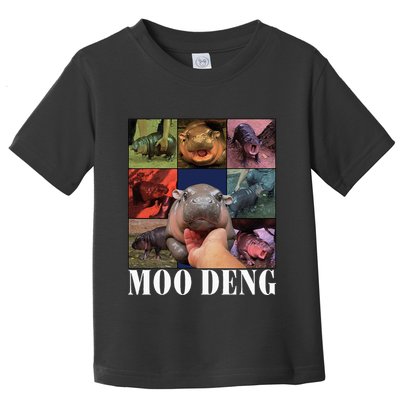 Moodeng Baby Pygmy Hippo Cute Zoo For Family Toddler T-Shirt