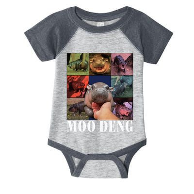 Moodeng Baby Pygmy Hippo Cute Zoo For Family Infant Baby Jersey Bodysuit