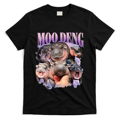Moodeng Baby Pygmy Hippo Zoo For Family T-Shirt
