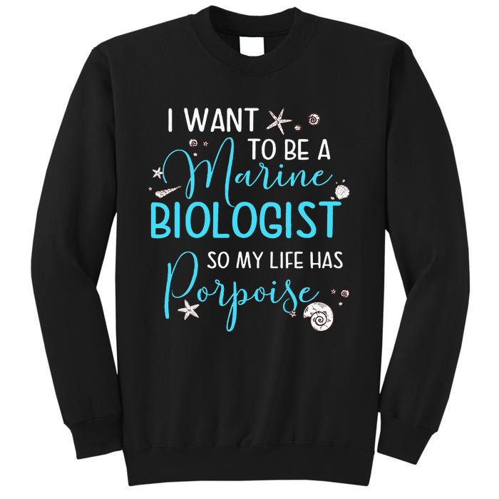 Marine Biologist Porpoise Marine Life Lover Gift Outfit Sweatshirt