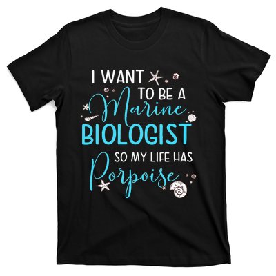 Marine Biologist Porpoise Marine Life Lover Gift Outfit T-Shirt