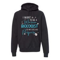 Marine Biologist Porpoise Marine Life Lover Gift Outfit Premium Hoodie