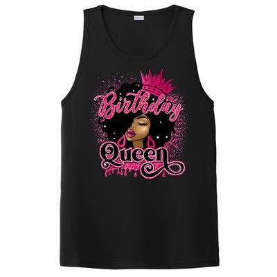 Melanin Birthday Queen African American Afro Girl Women PosiCharge Competitor Tank