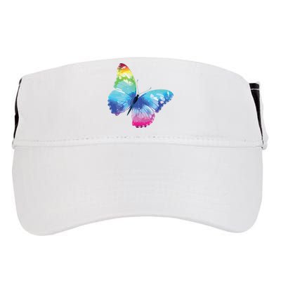 Monarch Butterfly Rainbow Cute Pastel Festival Rave Colorful Adult Drive Performance Visor