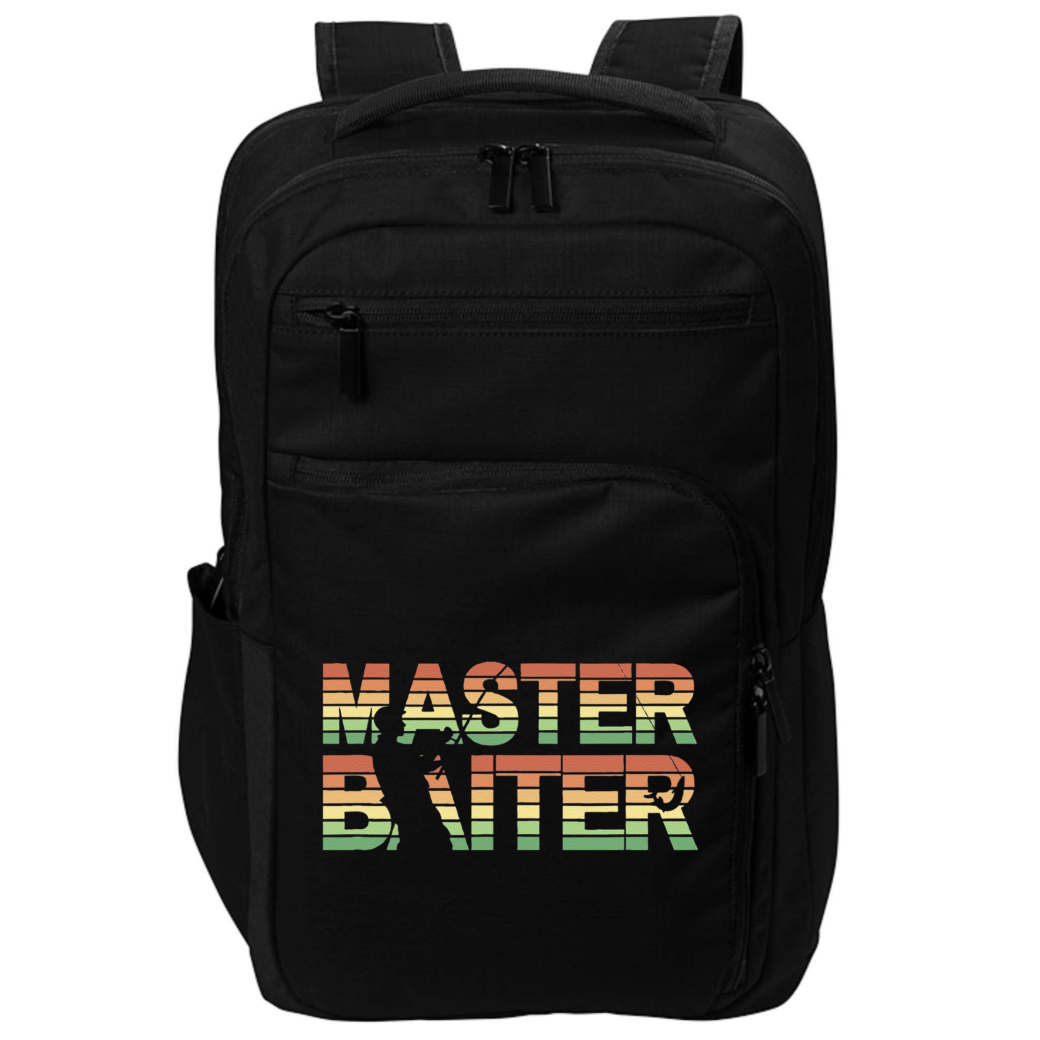 Master Baiter Retro Funny Fishing Impact Tech Backpack