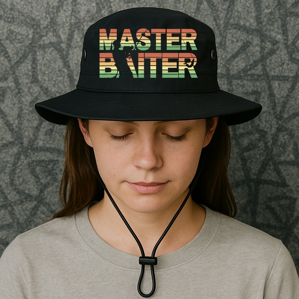 Master Baiter Retro Funny Fishing Bucket Hat