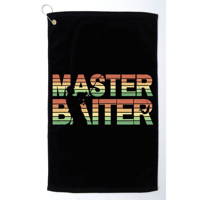 Master Baiter Retro Funny Fishing Golf Towel
