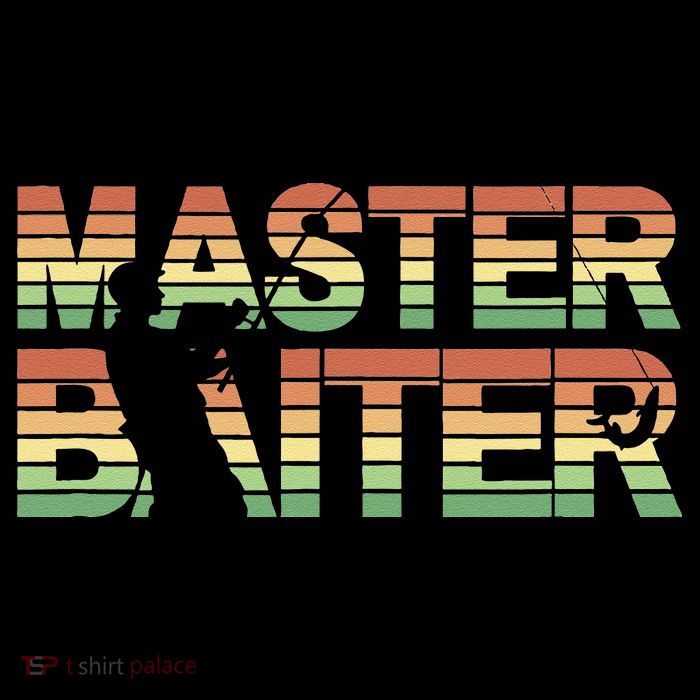 Master Baiter Retro Funny Fishing Women's V-Neck T-Shirt