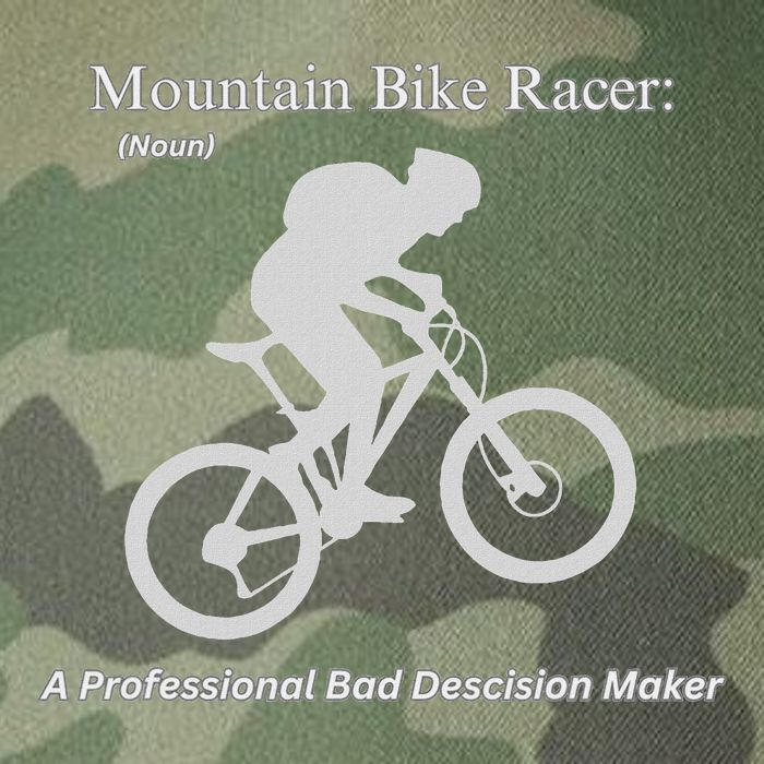 Mountain Bike Racer A Professional Bad Decision Maker Legacy Tie Dye Trucker Hat