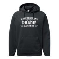 Marching Band Roadie Band Dad Marching Band Music Performance Fleece Hoodie