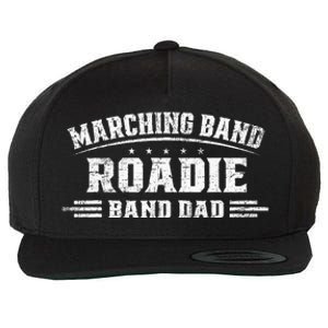 Marching Band Roadie Band Dad Marching Band Music Wool Snapback Cap