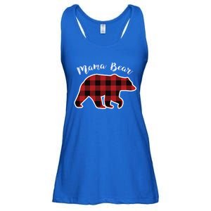 Mama Bear Red Plaid Christmas Pajama Family Mom Gift Meaningful Gift Ladies Essential Flowy Tank