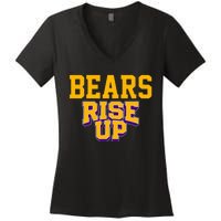 Montgomery Bears Rise Up Hs Women's V-Neck T-Shirt