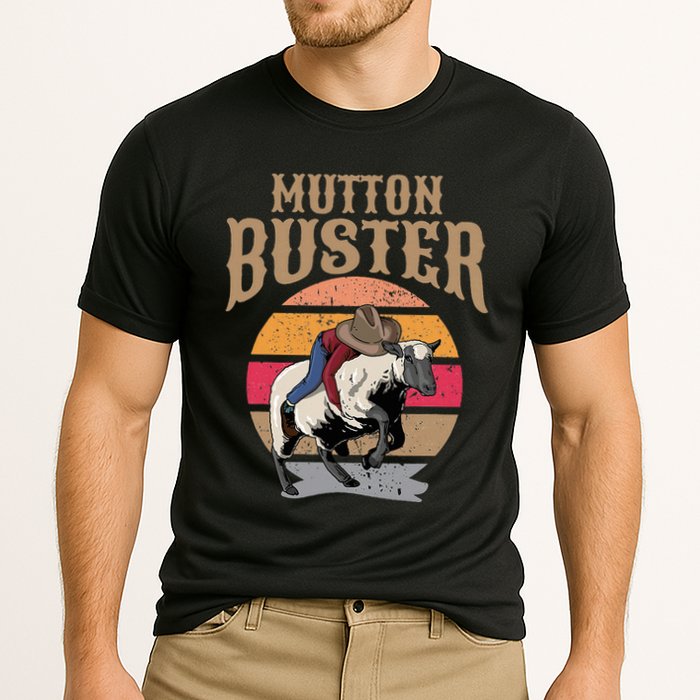 Mutton Busting Rodeo S.H.E.E.P Riding Event Buster Performance Shirt