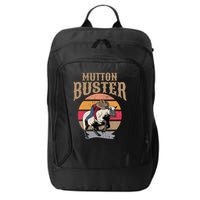 Mutton Busting Rodeo S.H.E.E.P Riding Event Buster City Backpack