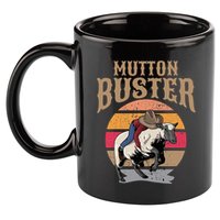 Mutton Busting Rodeo S.H.E.E.P Riding Event Buster 11oz C Handle Ceramic Mug