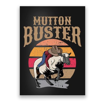 Mutton Busting Rodeo S.H.E.E.P Riding Event Buster Poster
