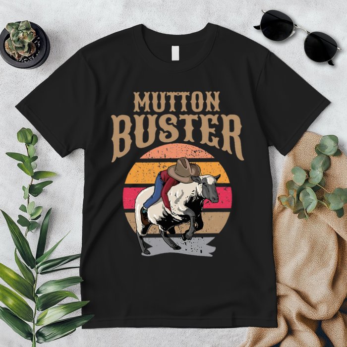 Mutton Busting Rodeo S.H.E.E.P Riding Event Buster Premium T-Shirt