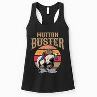 Mutton Busting Rodeo S.H.E.E.P Riding Event Buster Womens Tank Top