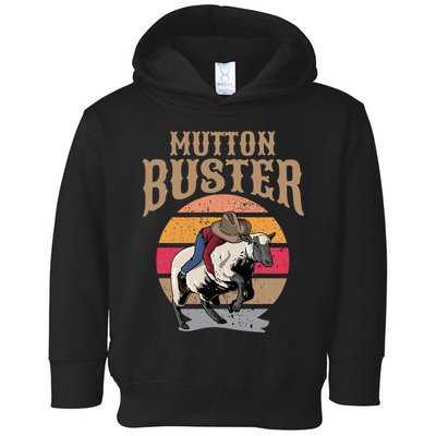 Mutton Busting Rodeo S.H.E.E.P Riding Event Buster Toddler Hoodie