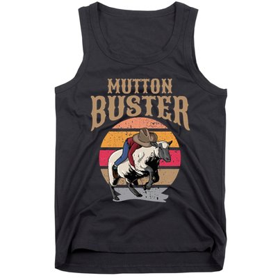 Mutton Busting Rodeo S.H.E.E.P Riding Event Buster Tank Top