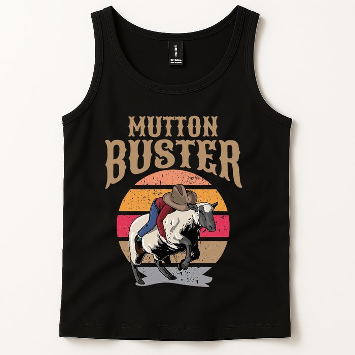 Mutton Busting Rodeo S.H.E.E.P Riding Event Buster Tank Top