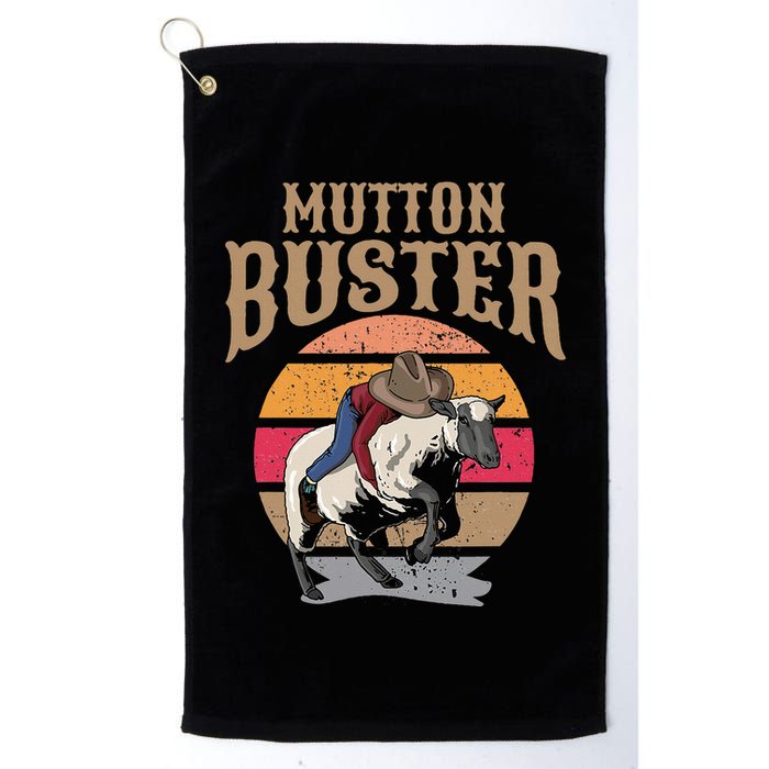 Mutton Busting Rodeo S.H.E.E.P Riding Event Buster Golf Towel