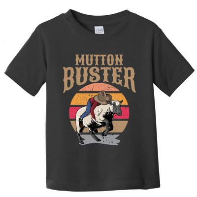 Mutton Busting Rodeo S.H.E.E.P Riding Event Buster Toddler T-Shirt