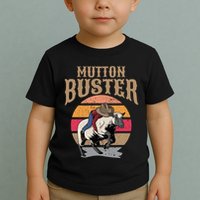 Mutton Busting Rodeo S.H.E.E.P Riding Event Buster Toddler T-Shirt