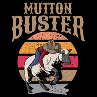 Mutton Busting Rodeo S.H.E.E.P Riding Event Buster Toddler T-Shirt
