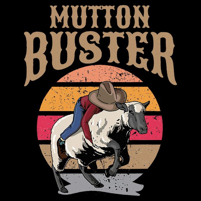 Mutton Busting Rodeo S.H.E.E.P Riding Event Buster Toddler T-Shirt