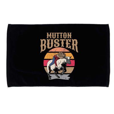 Mutton Busting Rodeo S.H.E.E.P Riding Event Buster Microfiber Hand Towel