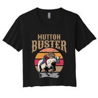 Mutton Busting Rodeo S.H.E.E.P Riding Event Buster Crop Top