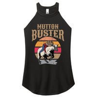 Mutton Busting Rodeo S.H.E.E.P Riding Event Buster Women's Perfect Tri Rocker Tank