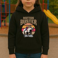 Mutton Busting Rodeo S.H.E.E.P Riding Event Buster Kids Hoodie