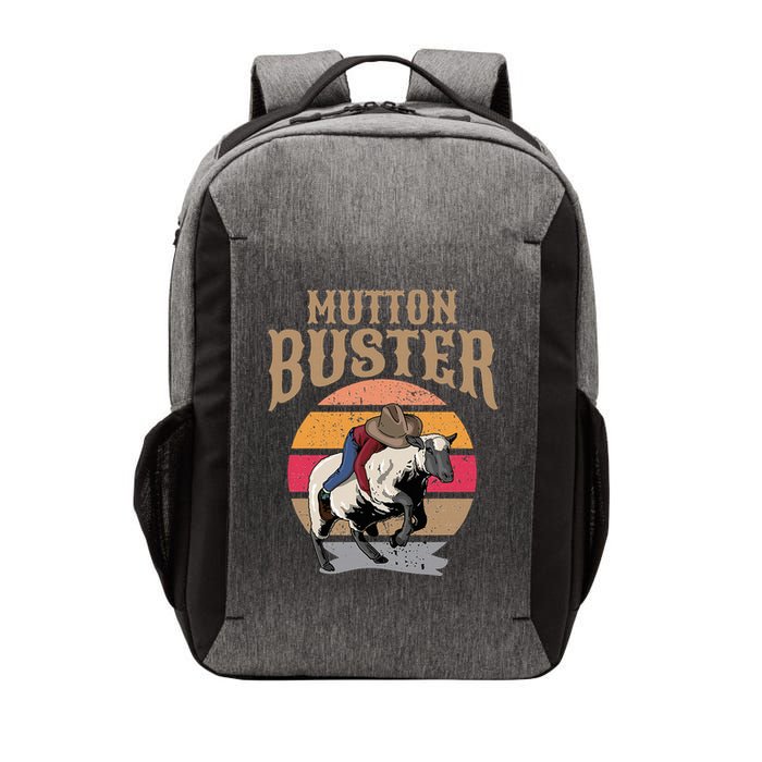 Mutton Busting Rodeo S.H.E.E.P Riding Event Buster Vector Backpack