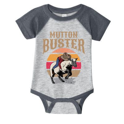 Mutton Busting Rodeo S.H.E.E.P Riding Event Buster Infant Baby Jersey Bodysuit