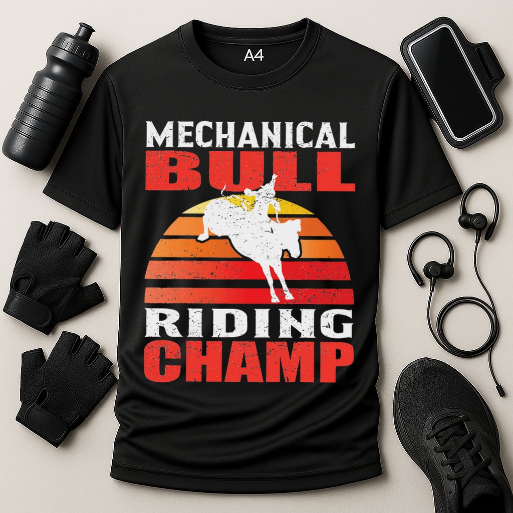 Mechanical Bull Riding Performance Shirt
