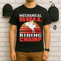 Mechanical Bull Riding T-Shirt