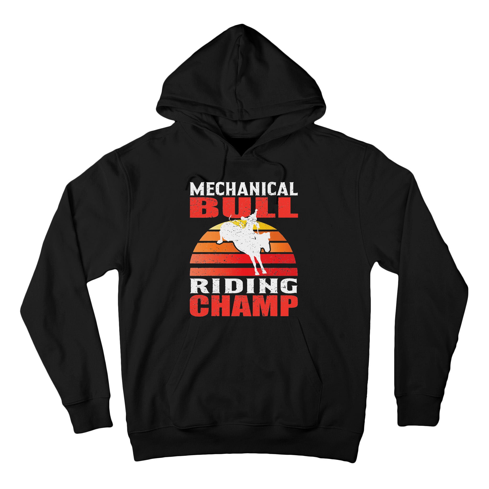 Mechanical Bull Riding Tall Hoodie