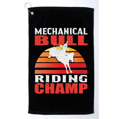 Mechanical Bull Riding Golf Towel