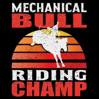 Mechanical Bull Riding Womens T-Shirt