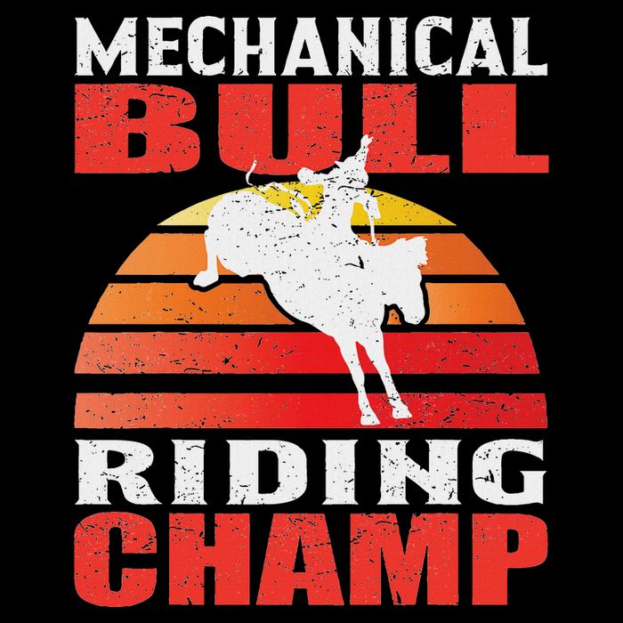 Mechanical Bull Riding Womens T-Shirt