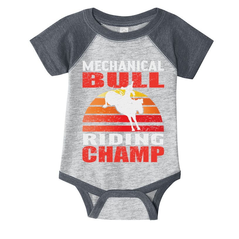 Mechanical Bull Riding Infant Baby Jersey Bodysuit