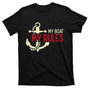 My Boat Rules Pocket Captain Owner T-Shirt