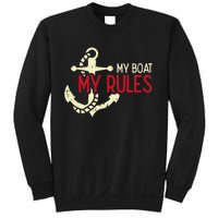 My Boat Rules Pocket Captain Owner Sweatshirt