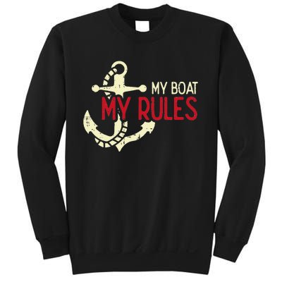 My Boat Rules Pocket Captain Owner Sweatshirt